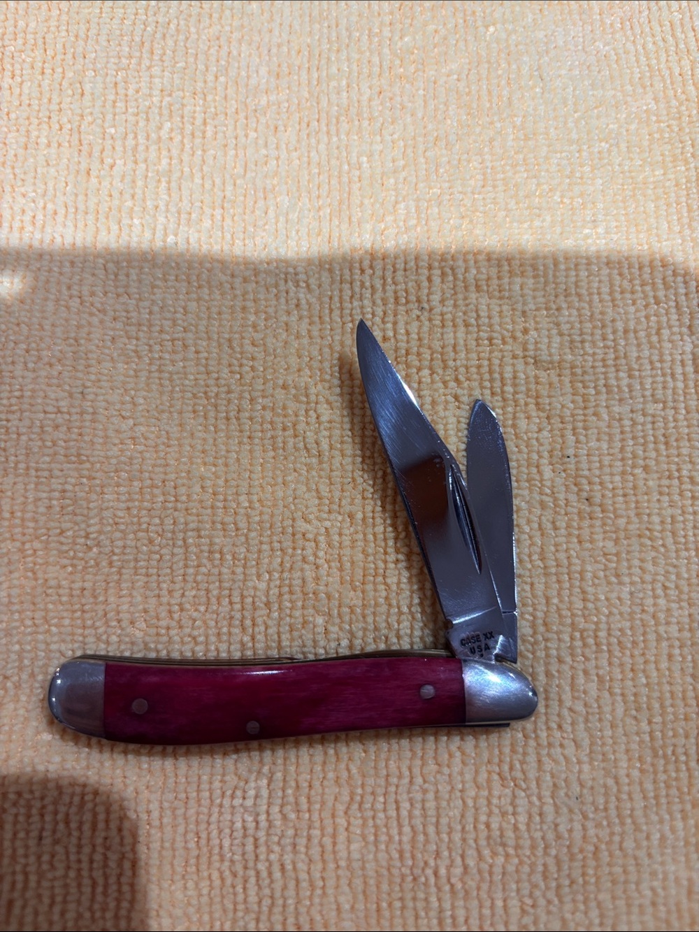 Case XX USA 1 dot 1979 SR6220 Redbone Peanut Knife